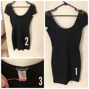 ✨ Studded Bodycon Little Black Dress ✨